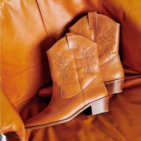 bottines sezane camel